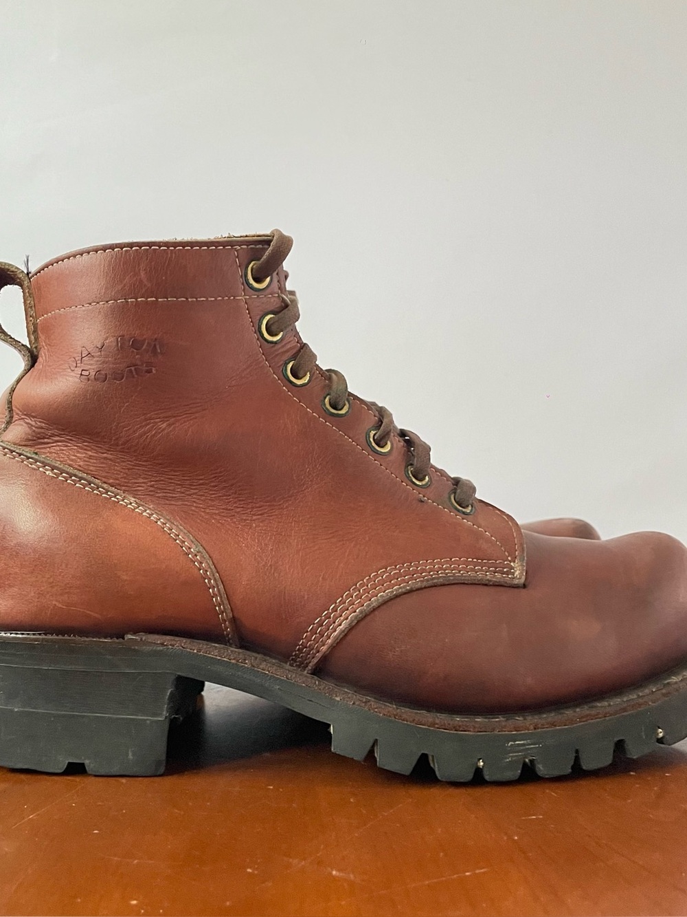 Vintage Dayton Toughie Brown leather work boots | US 7.5 EE